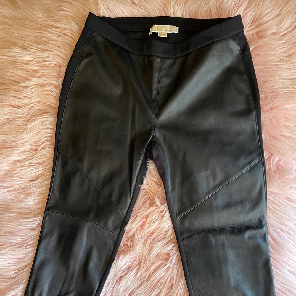 Michael Kors Faux Leather Leggings